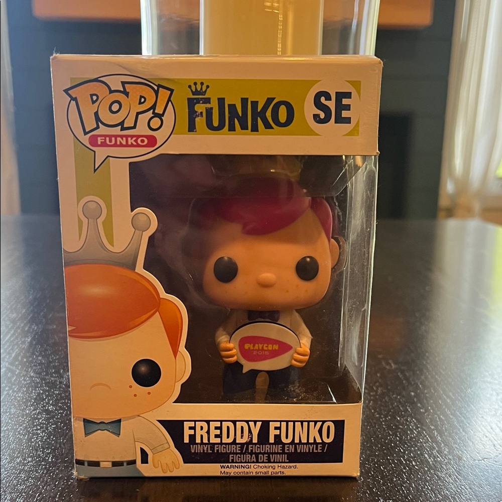 Funko SE Freddy Funko with Pink Hair and Blue Outfit - Playcon 2015 edition